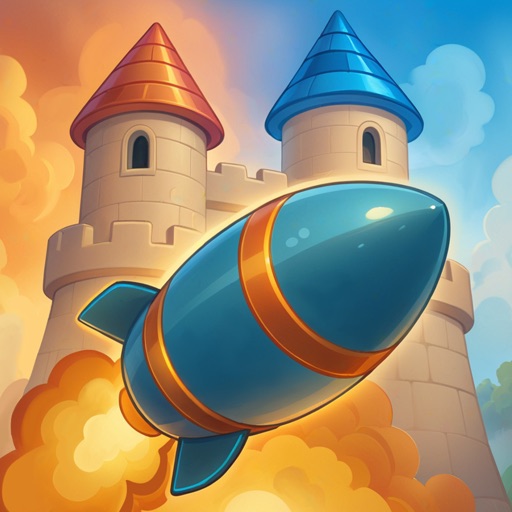 Castle Busters pils graušanas spēle: Ātras 1v1 cīņas