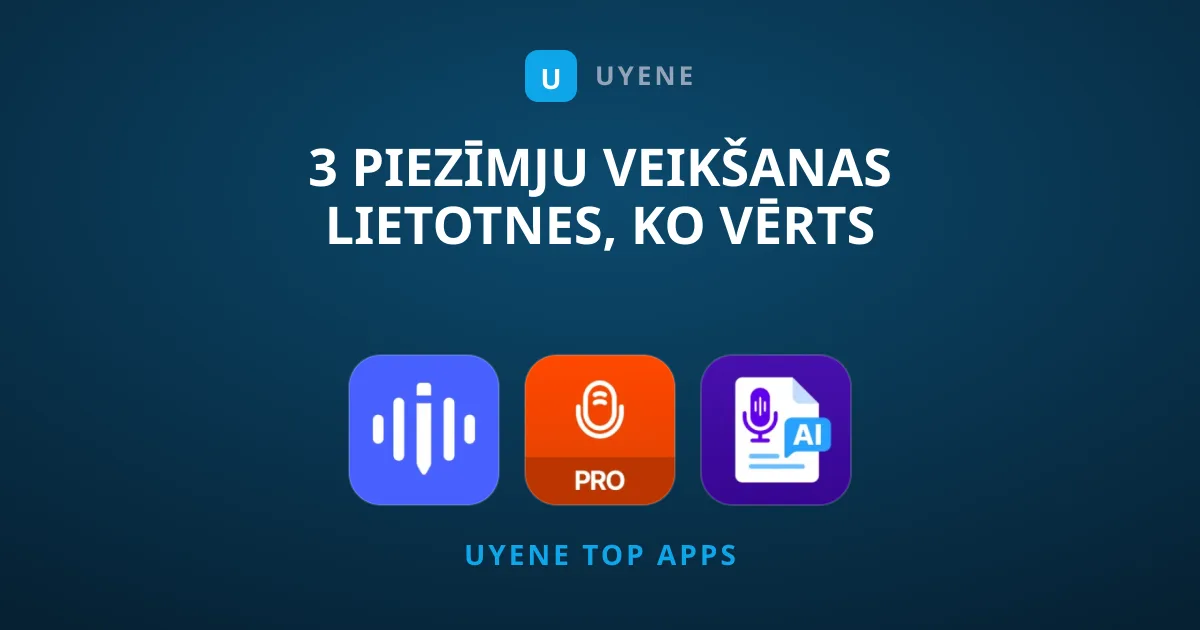 3 Piezīmju Veikšanas Lietotnes, Ko Vērts Lejupielādēt